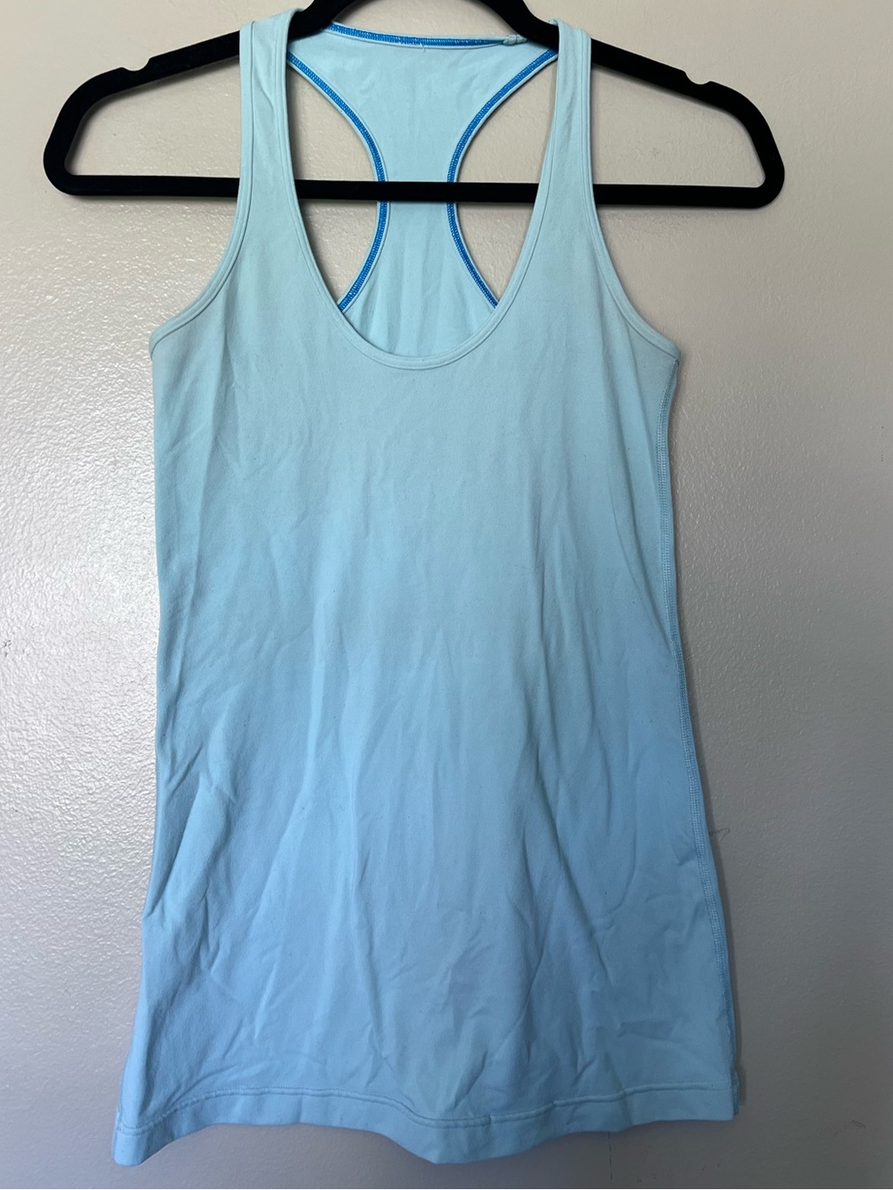 lululemon athletica Light Blue Racerback Tank